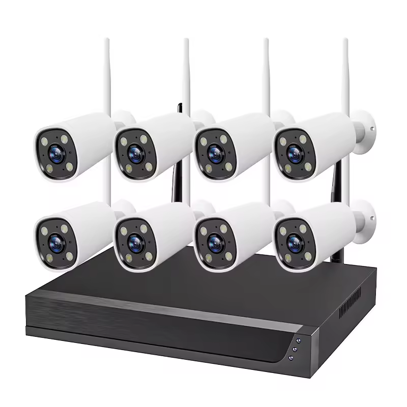 8CH WIFI KIT Outdoor Wifi 3MP 8 Channel Security Ip Cctv Camera System Home 8CH Nvr Kit Waterproof Wireless Camera